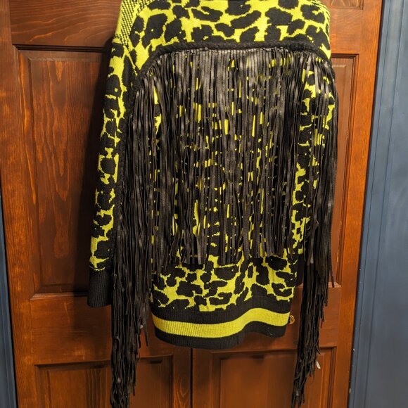 Phillip Plein - Dress or Sweater - European Designer Top with Fringe - Picture 3 of 12